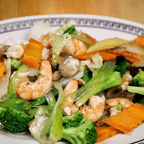 Best Shrimp with Mixed Vegetables Dinner in Houston, TX