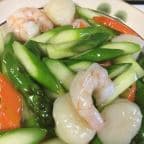 Best SCALLOPS & PRAWNS W/ ASPARAGUS in San Mateo, CA