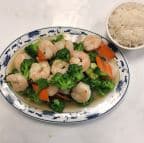 Best Stir Fry Broccoli with Shrimp (with jasmine rice) in Missoula, MT