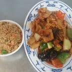 Best LS6.鱼香鸡 Chicken with Garlic Sauce Lunch in Milford, CT