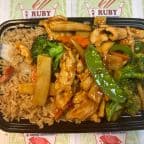 Best C 7a. Hunan Chicken (Dinner Combo) in Manchester, CT