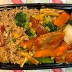 Best C23. Roast Pork with Chinese Vegetable (Dinner Combo) in Manchester, CT