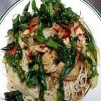 Best Spaghetti w. Basil in La Conner, WA