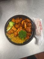 Best L12. Orange Chicken (Lunch)陈皮鸡 in Southport, NC