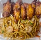 Best Wings w. Shrimp Lo Mein in West Columbia, SC