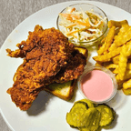 Best Hot ChickenTenders (2pc) & French Fries & Pickle & Cole Slaw & Pink Sauce in Statesboro, GA