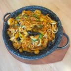 Best Spicy Stir-Fried Seafood Noodle In Hot Stone Pot in Montclair, CA
