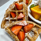 Best Belgium-Style Waffle with Fresh Fruits in Johnson City, TN