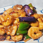 Best Shrimp with Janpanese eggplant茄子虾 in Northbrook, IL