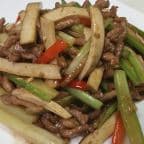 Best 香干肉丝 Shredded Pork with Dry Bean Curd in Charlottesville, VA