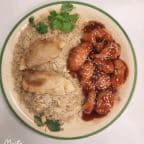 Best Sesame Chicken, Fried Rice, & Fried Potstickers (2) Combo Plate in Missoula, MT