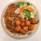 Best Pad Thai, Sweet & Sour Pork, and Steamed Vegetable Combo Plate in Missoula, MT