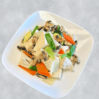 Best Steamed Tofu w. Black Mushroom 水煮蘑菇豆腐 in Pine Brook, NJ