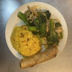 Best 芥兰鸡 Chicken w. Broccoli (Combo Platter) in Plattsburgh, NY