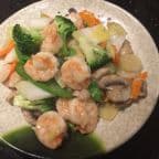 Best SF1.素菜虾 Shrimp with Mixed Vegetables in Cambridge, MA