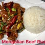 Best Mongolian Beef Rice Plate (Lunch) 蒙古牛飯(午) in Fremont, CA