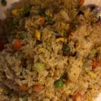 Best 94. Combo Fried Rice with BBQ Pork, Sausage, Seafood, Pea & Carrot in Seattle, WA